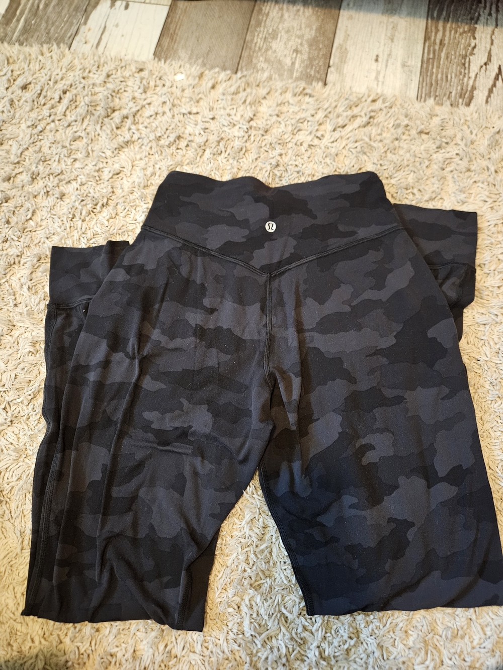 lululemon athletica Black Camo High-Rise Leggings